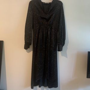 Vince Hi-Lo speckled dress